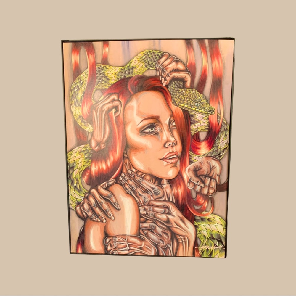 Serpent Girl Print